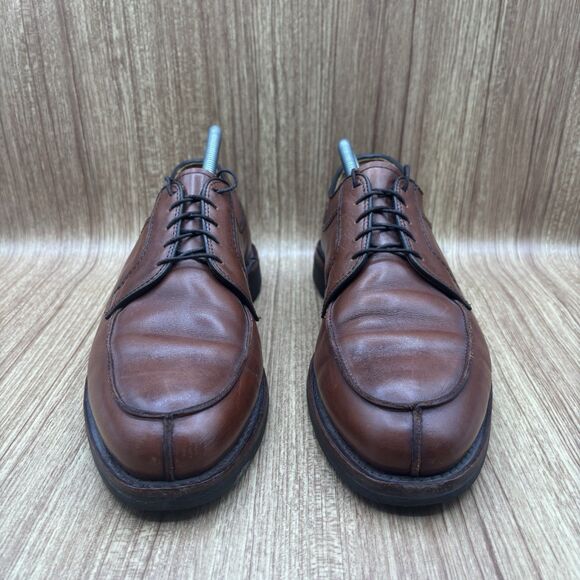 Allen Edmonds Stockbridge Brown Leather Split Toe Derbys  Mens Size 9.5 D #3754‎ main image 7